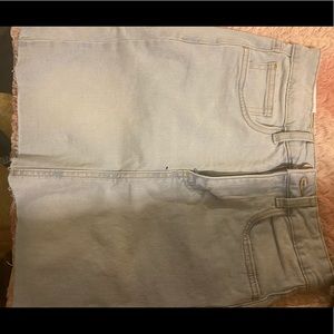 Denim High Rise Skirt Cotton On